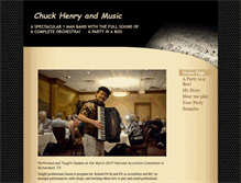 Tablet Screenshot of chuckhenryandmusic.info